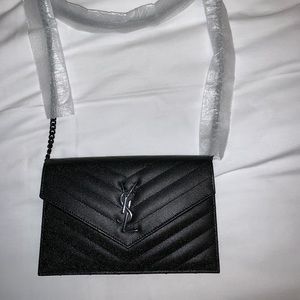YSL MONOGRAM CHAIN WALLET